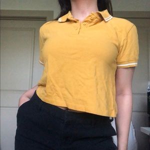 darling blue polo // size m (can fit size xs/s)